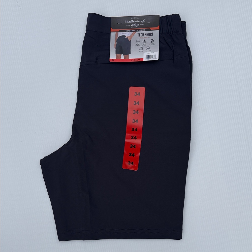 Original WeatherProof Vintage BLUE Men's Tech Shorts size 34